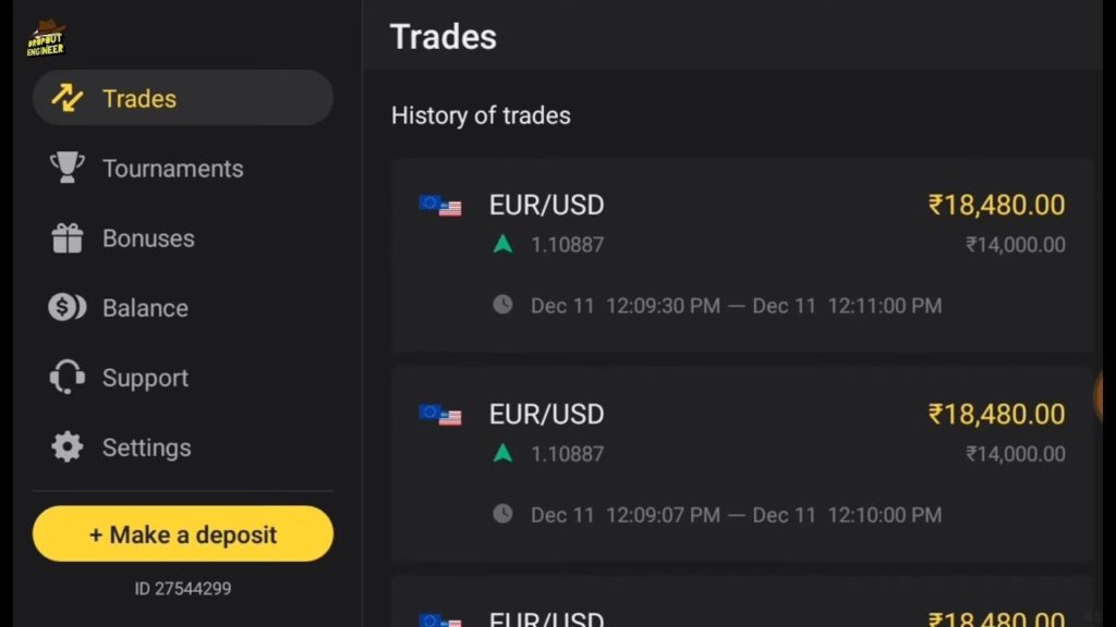 feedback on the binomo app from traders